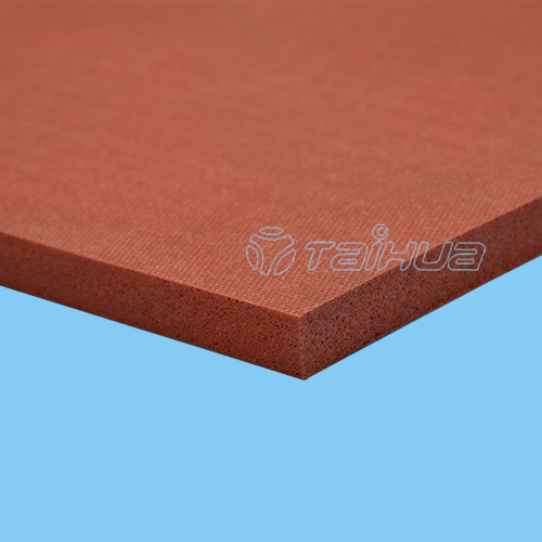 紅色耐高溫硅膠發泡板